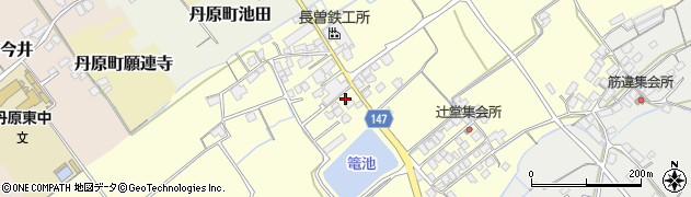愛媛県西条市丹原町北田野306周辺の地図