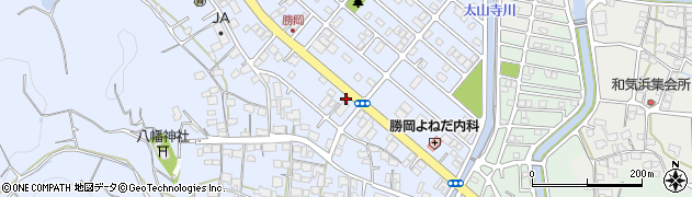 愛媛県松山市勝岡町周辺の地図