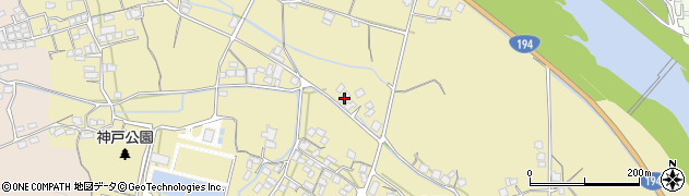 愛媛県西条市中野甲874周辺の地図
