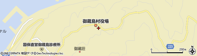 長谷川自動車修理工場　御蔵島出張所周辺の地図