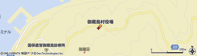 東京都御蔵島村周辺の地図
