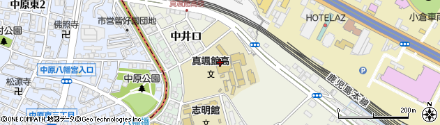 福岡県北九州市小倉北区中井口5周辺の地図