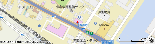 ラウンドワンスタジアム小倉店周辺の地図