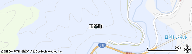 愛媛県松山市玉谷町周辺の地図