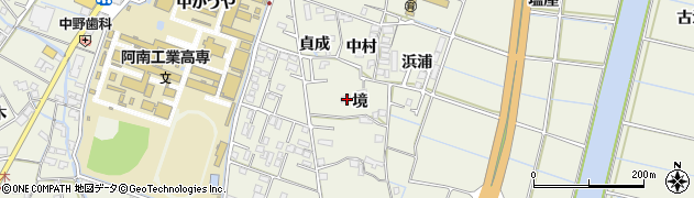 徳島県阿南市見能林町境26周辺の地図