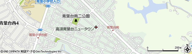 福岡県北九州市若松区青葉台南周辺の地図