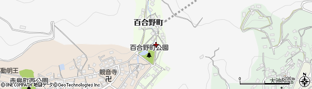 福岡県北九州市若松区百合野町周辺の地図