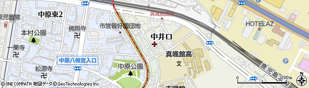 福岡県北九州市小倉北区中井口6周辺の地図