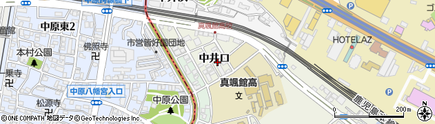 福岡県北九州市小倉北区中井口7周辺の地図