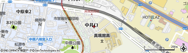 福岡県北九州市小倉北区中井口周辺の地図