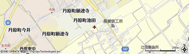 愛媛県西条市丹原町北田野325周辺の地図