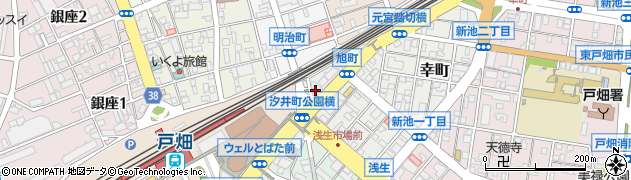 神武館事務局周辺の地図