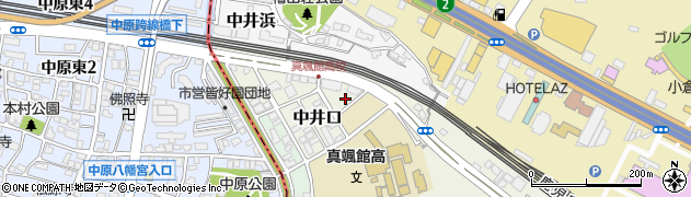 福岡県北九州市小倉北区中井口8周辺の地図
