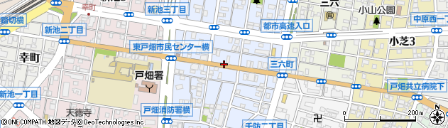 西日本テント周辺の地図