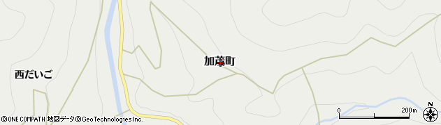 徳島県阿南市加茂町周辺の地図