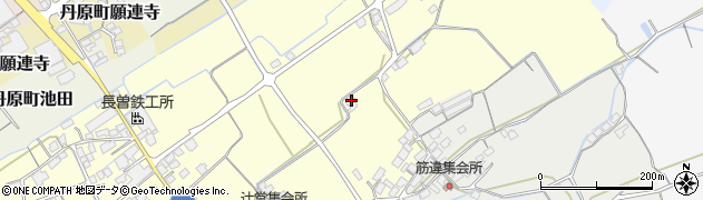 愛媛県西条市丹原町北田野122周辺の地図