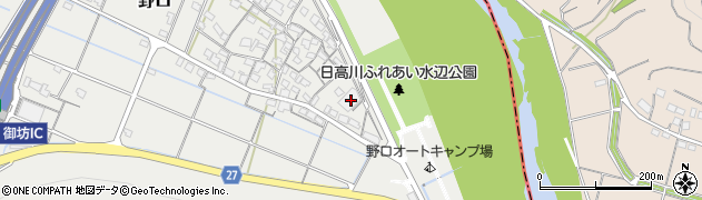 和歌山県御坊市野口1837周辺の地図