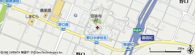和歌山県御坊市野口406周辺の地図