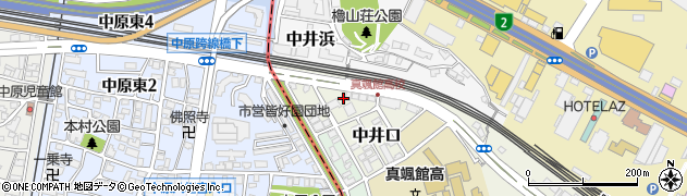 福岡県北九州市小倉北区中井口9周辺の地図