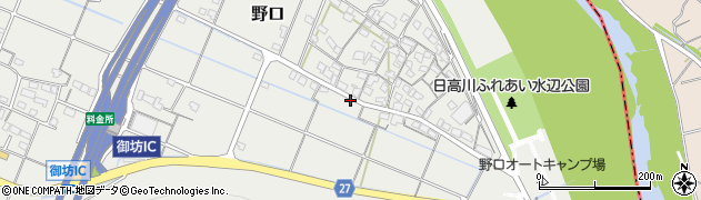 和歌山県御坊市野口124周辺の地図