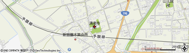 清楽寺四国６０番前札所周辺の地図