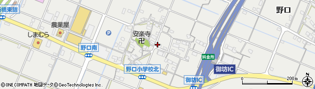 和歌山県御坊市野口458-1周辺の地図