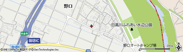 和歌山県御坊市野口1614周辺の地図