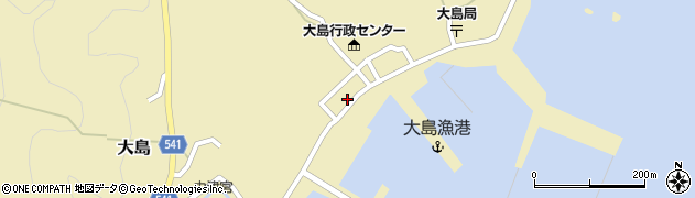 福岡県宗像市大島1644周辺の地図