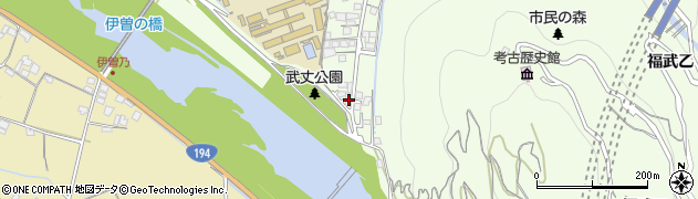 愛媛県西条市福武甲2129周辺の地図