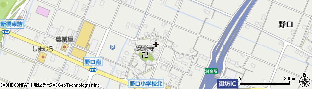 和歌山県御坊市野口448周辺の地図