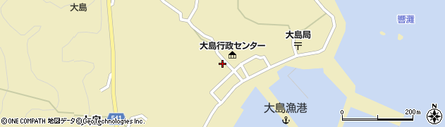 福岡県宗像市大島1619周辺の地図
