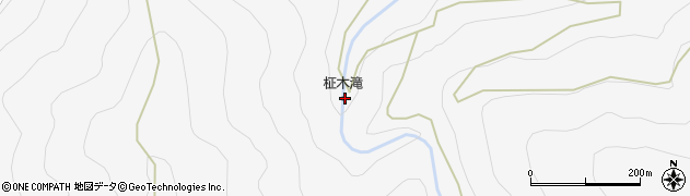 柾木滝周辺の地図