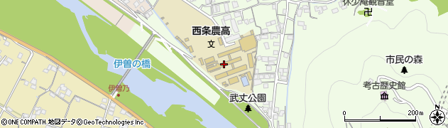 愛媛県立西条農業高等学校周辺の地図