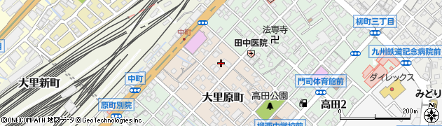 福岡県北九州市門司区大里原町5周辺の地図