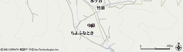 徳島県阿南市長生町中原周辺の地図