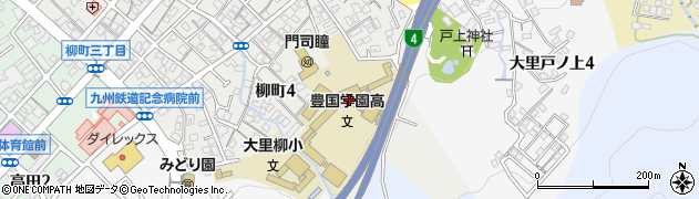 豊国学園寮周辺の地図