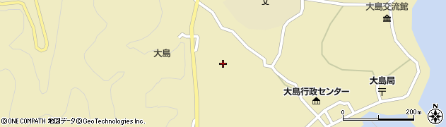 福岡県宗像市大島1539周辺の地図