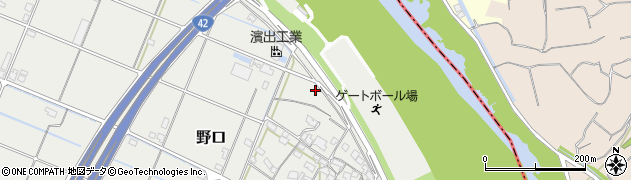 和歌山県御坊市野口1516周辺の地図