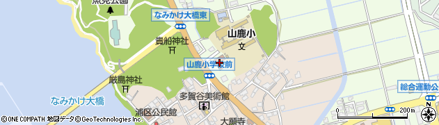 山鹿公民館周辺の地図