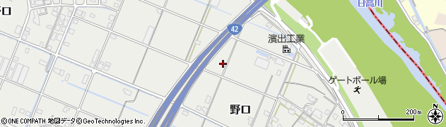 和歌山県御坊市野口1411周辺の地図