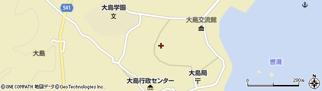 福岡県宗像市大島1126周辺の地図
