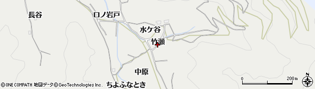 徳島県阿南市長生町（竹瀬）周辺の地図