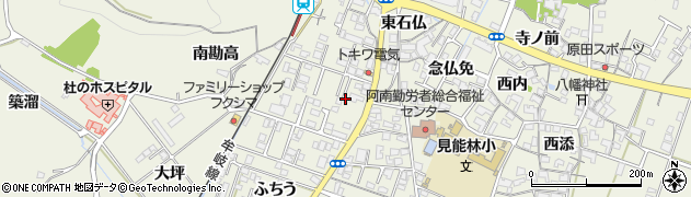 徳島県阿南市見能林町周辺の地図