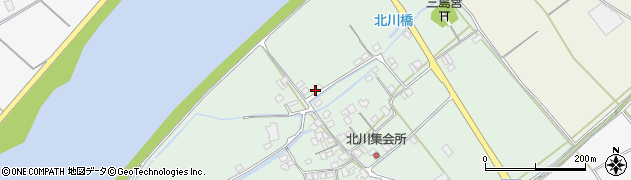 愛媛県西条市小松町北川318周辺の地図