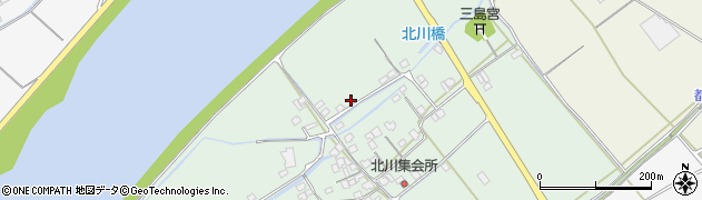 愛媛県西条市小松町北川318-2周辺の地図