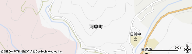 愛媛県松山市河中町周辺の地図
