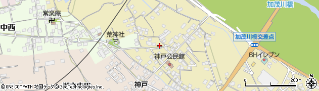 愛媛県西条市中野甲319周辺の地図