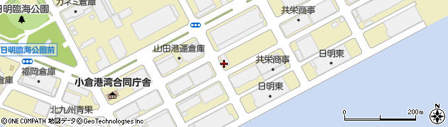 日本通運株式会社　総合物流事業所周辺の地図