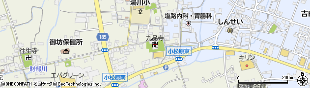 九品寺周辺の地図