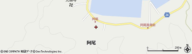 和歌山県日高郡日高町阿尾164周辺の地図